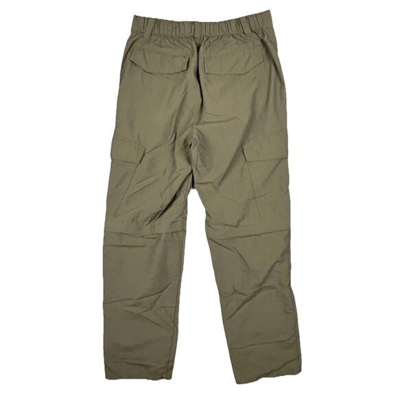 Convertible Hiking Pants Mens 29 Olive Green Cargo Pocket Straight Leg Outdoor - Picture 2 of 11